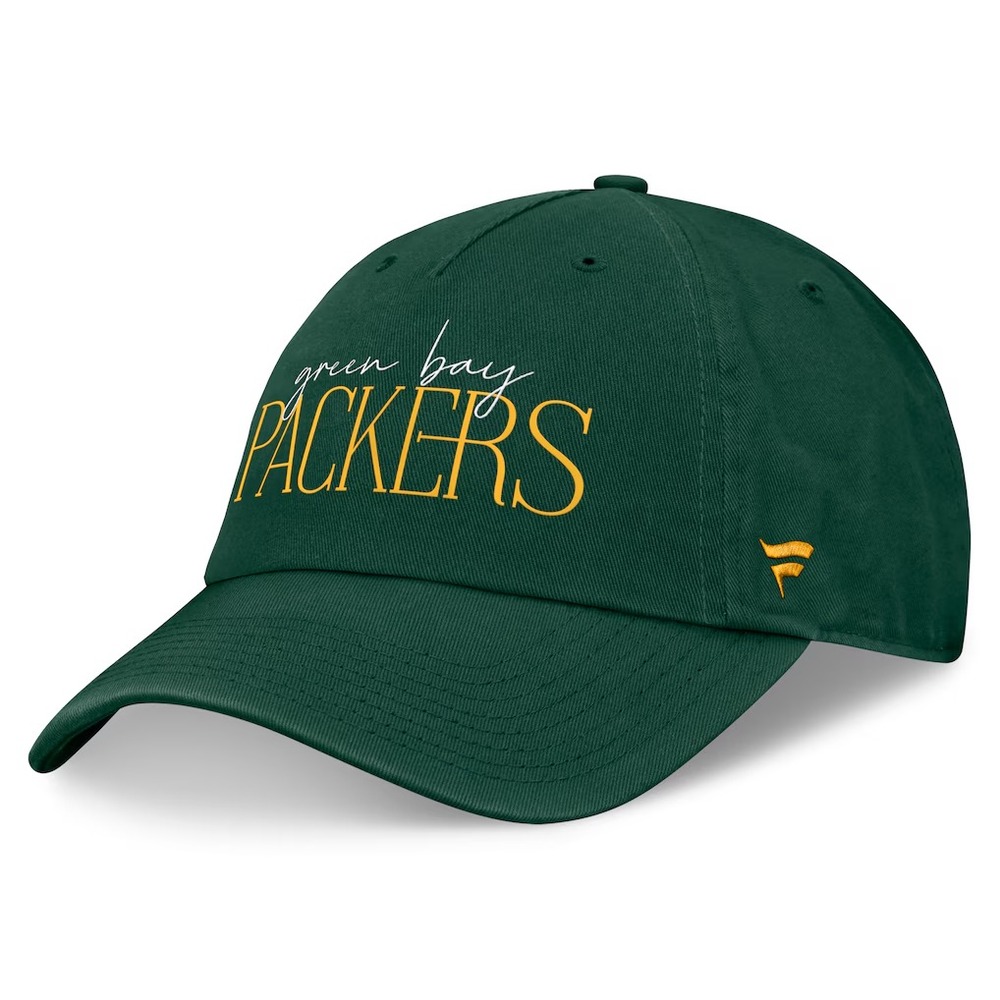 Women's Green Bay Packers Fanatics Review Unstructured Adjustable Hat NEW